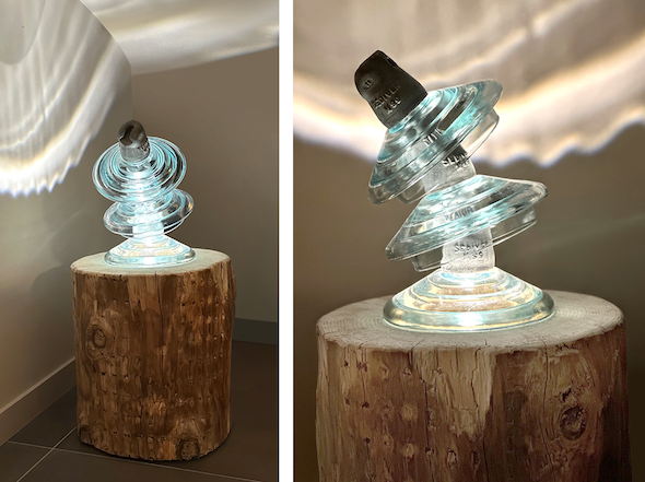 Lampe Isolateur EDF UnicDesign by Fabrice Peltier